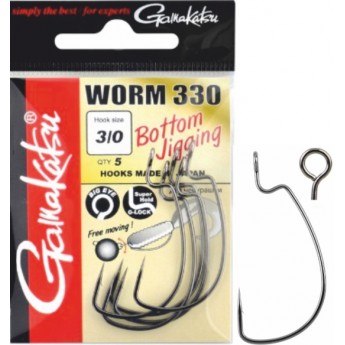 háčky Gamakatsu Worm 330 Bottom Jigging