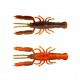 3D CRAYFISH RATTLING Brown Orange