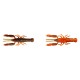 3D CRAYFISH RATTLING Brown Orange