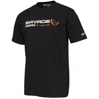 Tričko Savage Gear Signature Logo T-Shirt Black