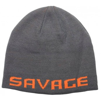 čepice Savage Geat Logo Beanie One Size Rock Grey Orange