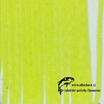 chenille - fluo žlutá