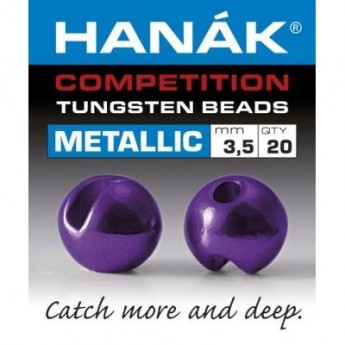 Tungstenové hlavičky Metallic tmavě fialové