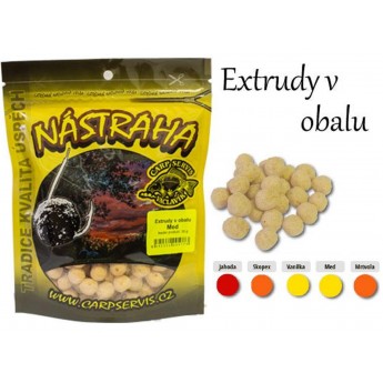 Extrudy v obalu  35 g - jahoda červená