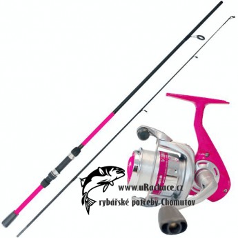 DAM Dětský set Vibe Combo 180cm 5-20g - růžový