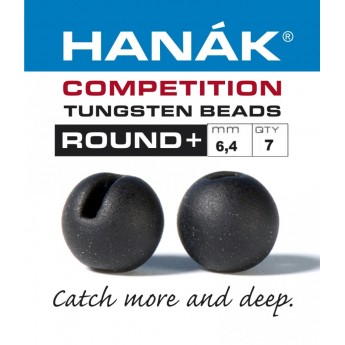 hlavička tungsten černé matné 6,4mm-1,94g 