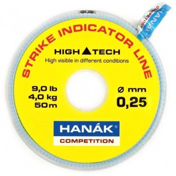 Strike Indicator Line Hanák fluoro yellow 0,25mm 50 m