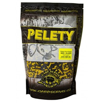 pelety Fluo Feeder - 700g med-oliheň