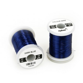 Colour Wire, 0.2 mm - Dark Blue