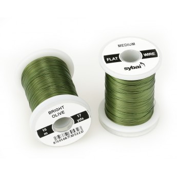 Flat Colour Wire, Medium Bright Olive