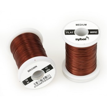 Flat Colour Wire, Medium Brown