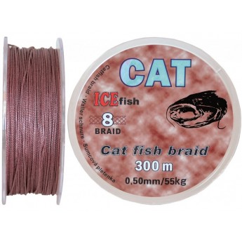 pletená šňůra ICE Fish CAT Braid 0,60/67kg/300m