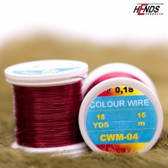 drátek Colour Wire 04 - červeno-hnědý