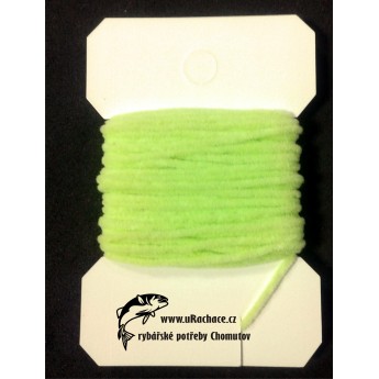 Chenille ultra micro - fluo žlutá