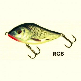 wobler Salmo SLIDER 10F Real Grey Shiner